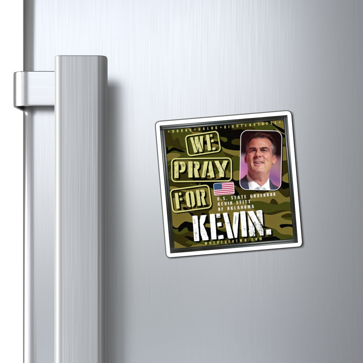 Kevin Stitt - State Executive Governor Oklahoma - The Man Cave Magnet - 3'' - [291]
