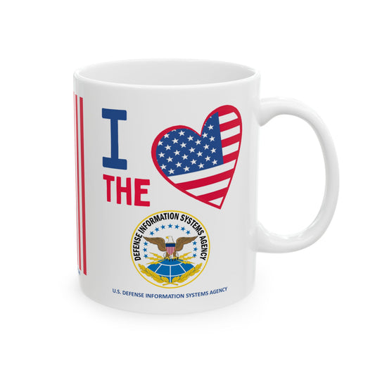 U.S. Defense Information Systems Agency - Major Agencies - I Love - Mug - 11 oz
