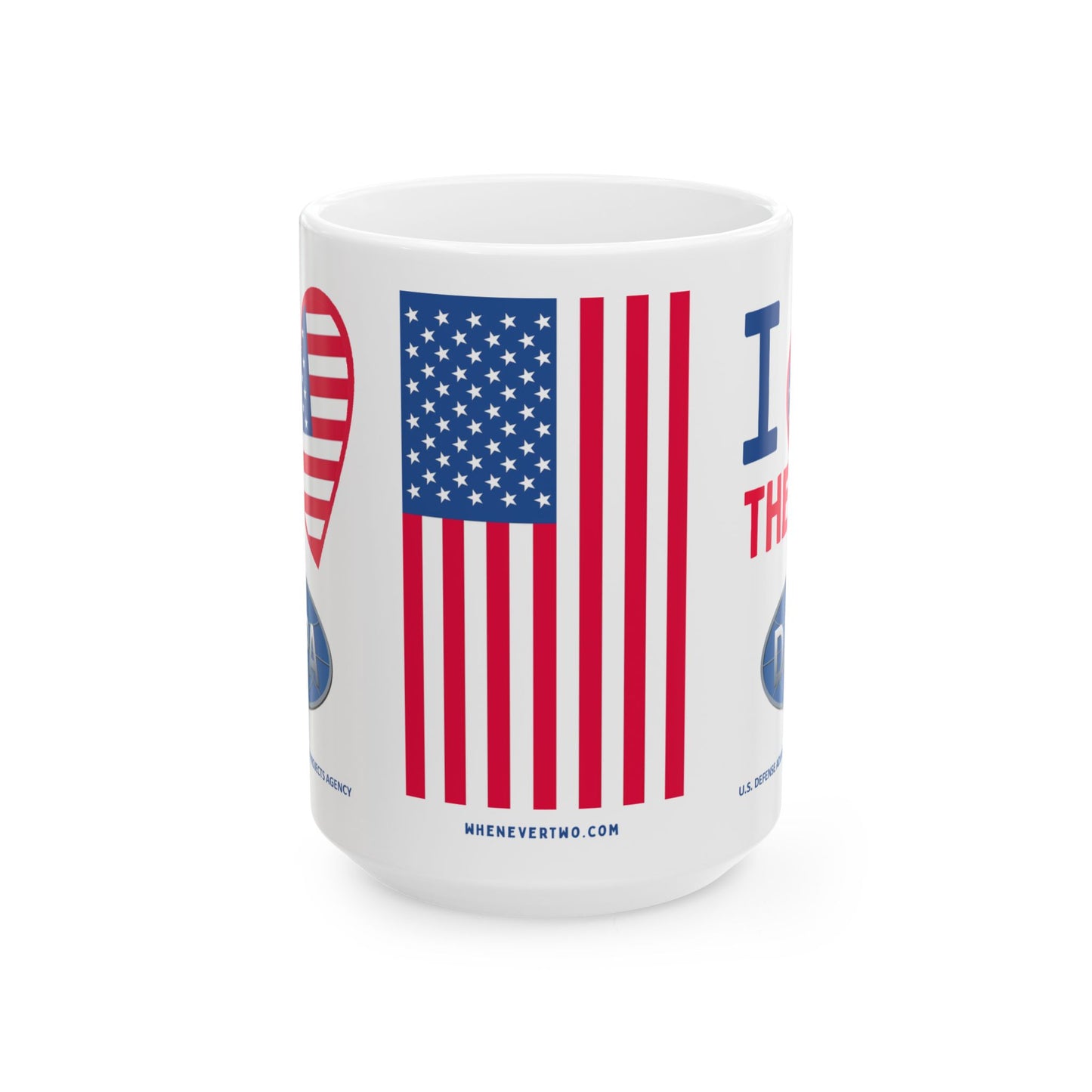 U.S. Defense Advanced Research Projects Agency - Major Agencies - I Love - Mug - 15 oz