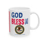 U.S. Federal Bureau of Prisons - Major Agencies - God Bless - Mug - 11 oz