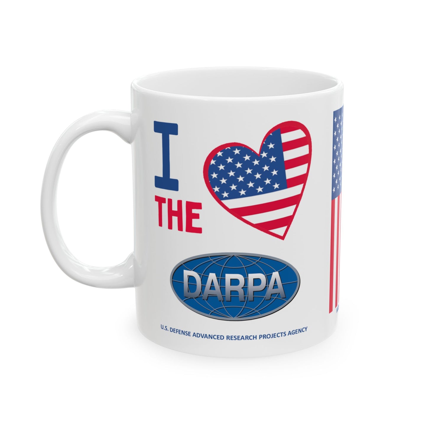 U.S. Defense Advanced Research Projects Agency - Major Agencies - I Love - Mug - 11 oz