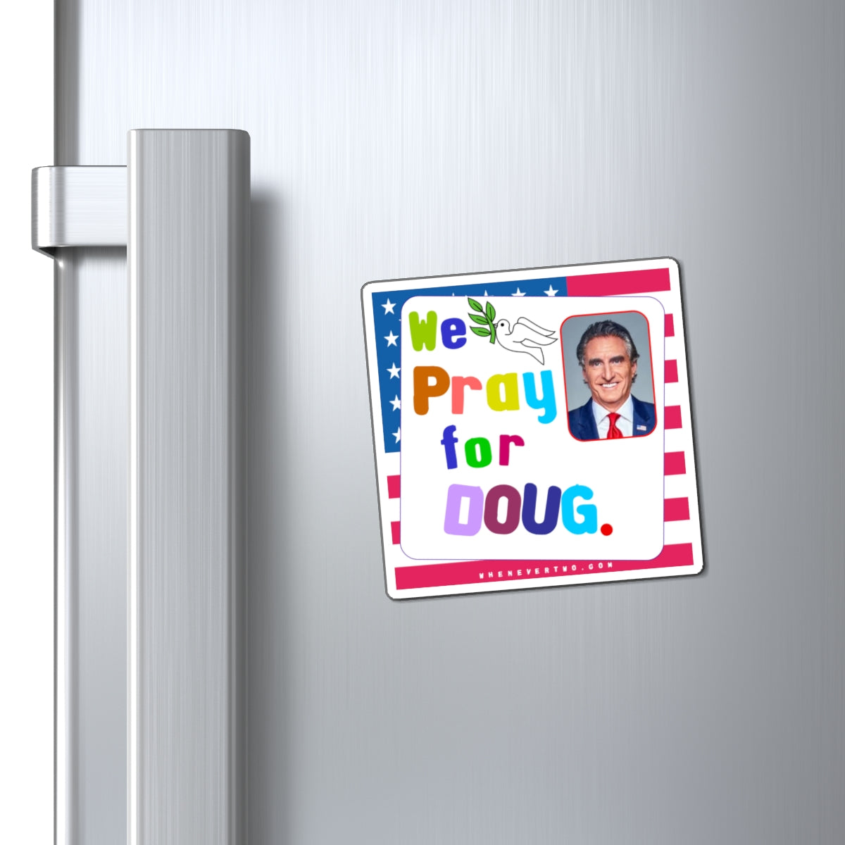 Doug Burgum - Executive Cabinet Secretary of the Interior - Noah's Rainbow Magnet - 3'' - [119]