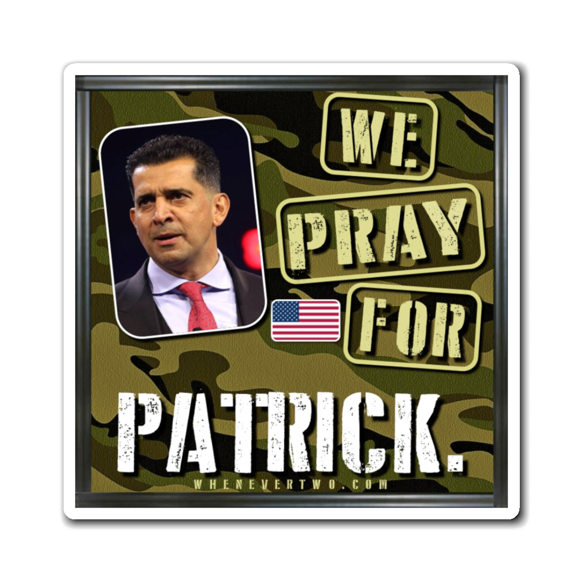 Patrick Bet-David - We The People - The Man Cave Magnet - 3'' - [79]