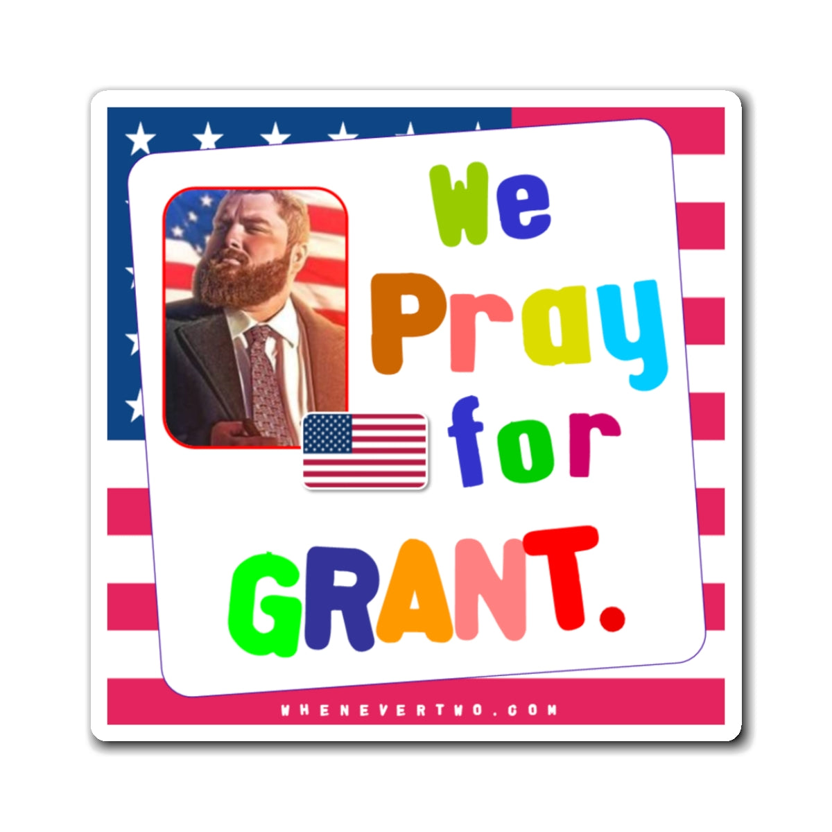 Grant Godwin - We The People - Noah's Rainbow Magnet - 3'' - [157]