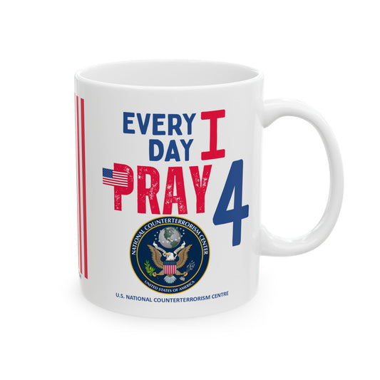 U.S. National Counterterrorism Centre - Major Agencies - I Pray - Mug - 11 oz