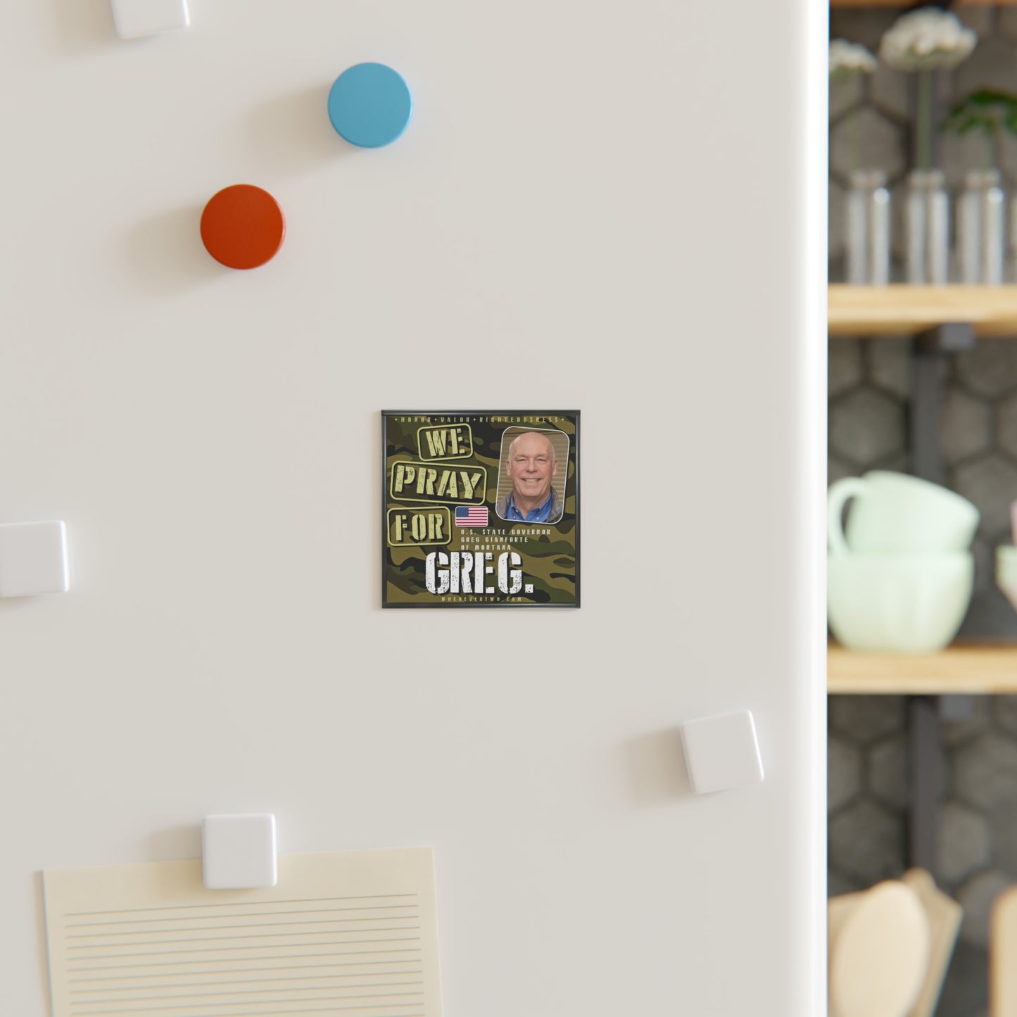 Greg Gianforte - State Executive Governor Montana - The Man Cave Magnet - 3'' - [285]