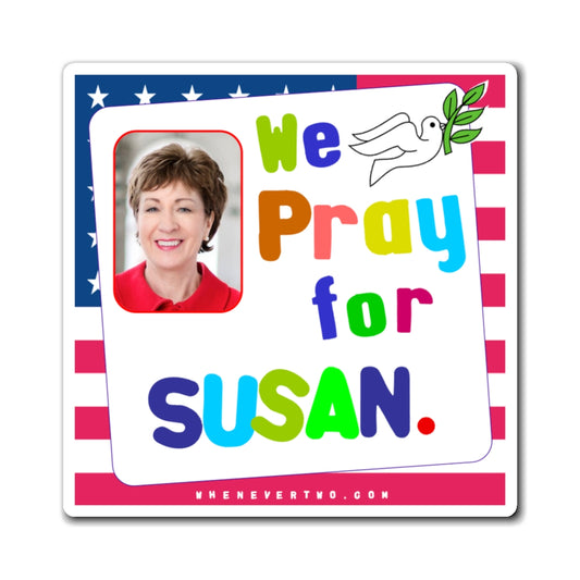 Susan Collins - Legislative Senator Maine - Noah's Rainbow Magnet - 3'' - [220]