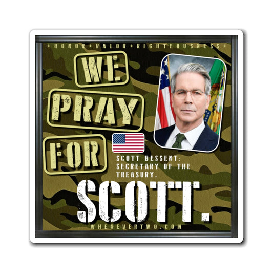 Scott Bessent - Executive Cabinet Secretary of the Treasury - The Man Cave Magnet - 3'' - [117]