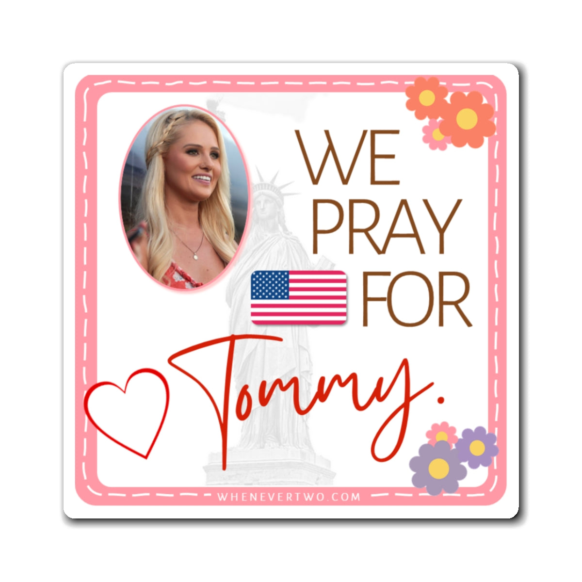 Tommy Lahren - We The People - The Girl Cave Magnet - 3'' - [100]