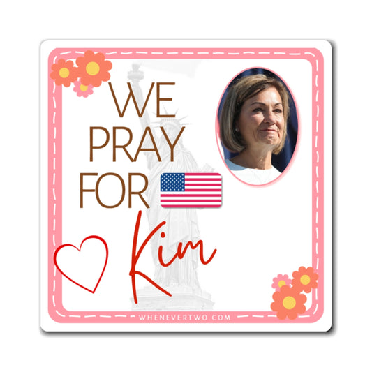 Kim Reynolds - State Executive Governor Iowa - The Girl Cave Magnet - 3'' - [281]