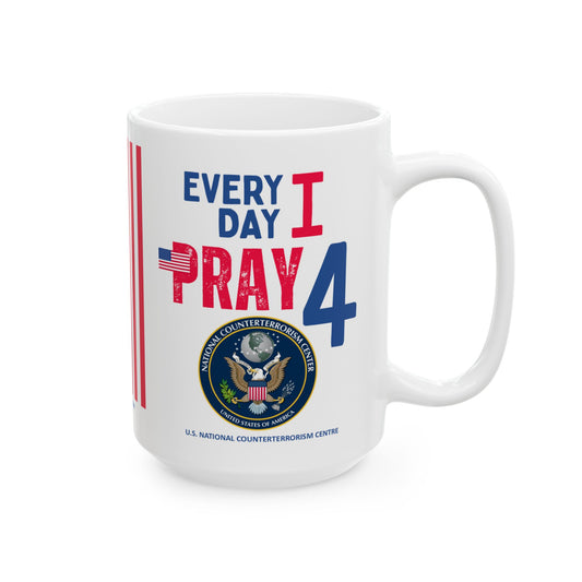 U.S. National Counterterrorism Centre - Major Agencies - I Pray - Mug - 15 oz