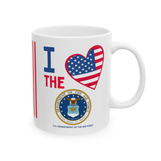U.S. Department of the Air Force - Major Agencies - I Love - Mug - 11 oz