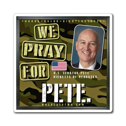 Pete Ricketts - Legislative Senator Nebraska - The Man Cave Magnet - 3'' - [252]