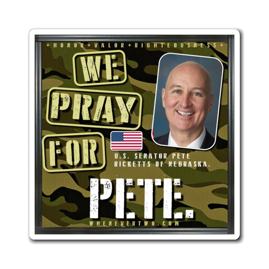 Pete Ricketts - Legislative Senator Nebraska - The Man Cave Magnet - 3'' - [252]