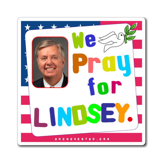 Lindsey Graham - Legislative Senator South Carolina - Noah's Rainbow Magnet - 3'' - [230]