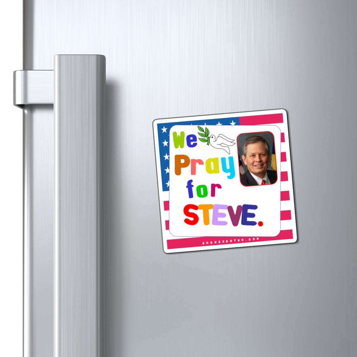 Steve Daines - Legislative Senator Montana - Noah's Rainbow Magnet - 3'' - [227]