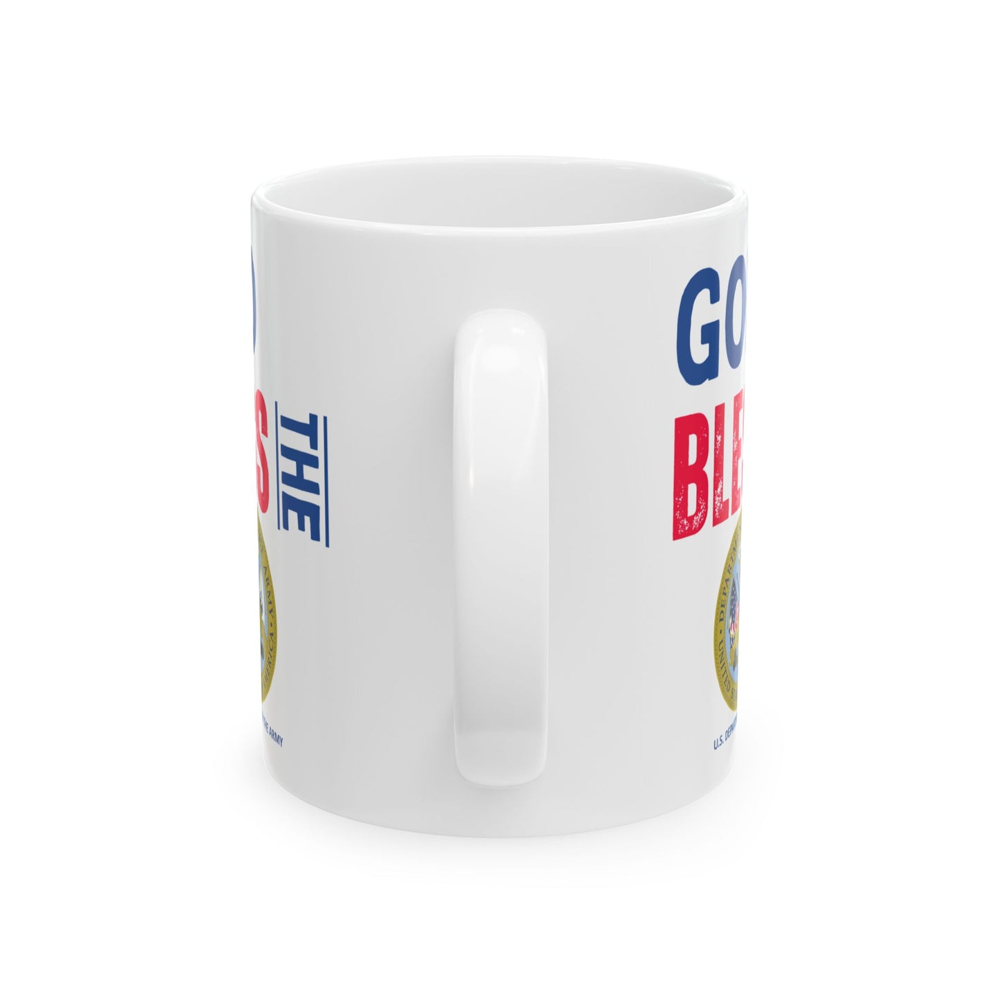 U.S. Department of the Army - Major Agencies - God Bless - Mug - 11 oz