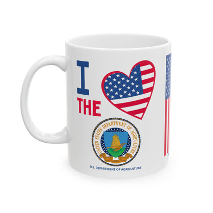 Agriculture - Cabinet - I Love -  Mug - 11 oz