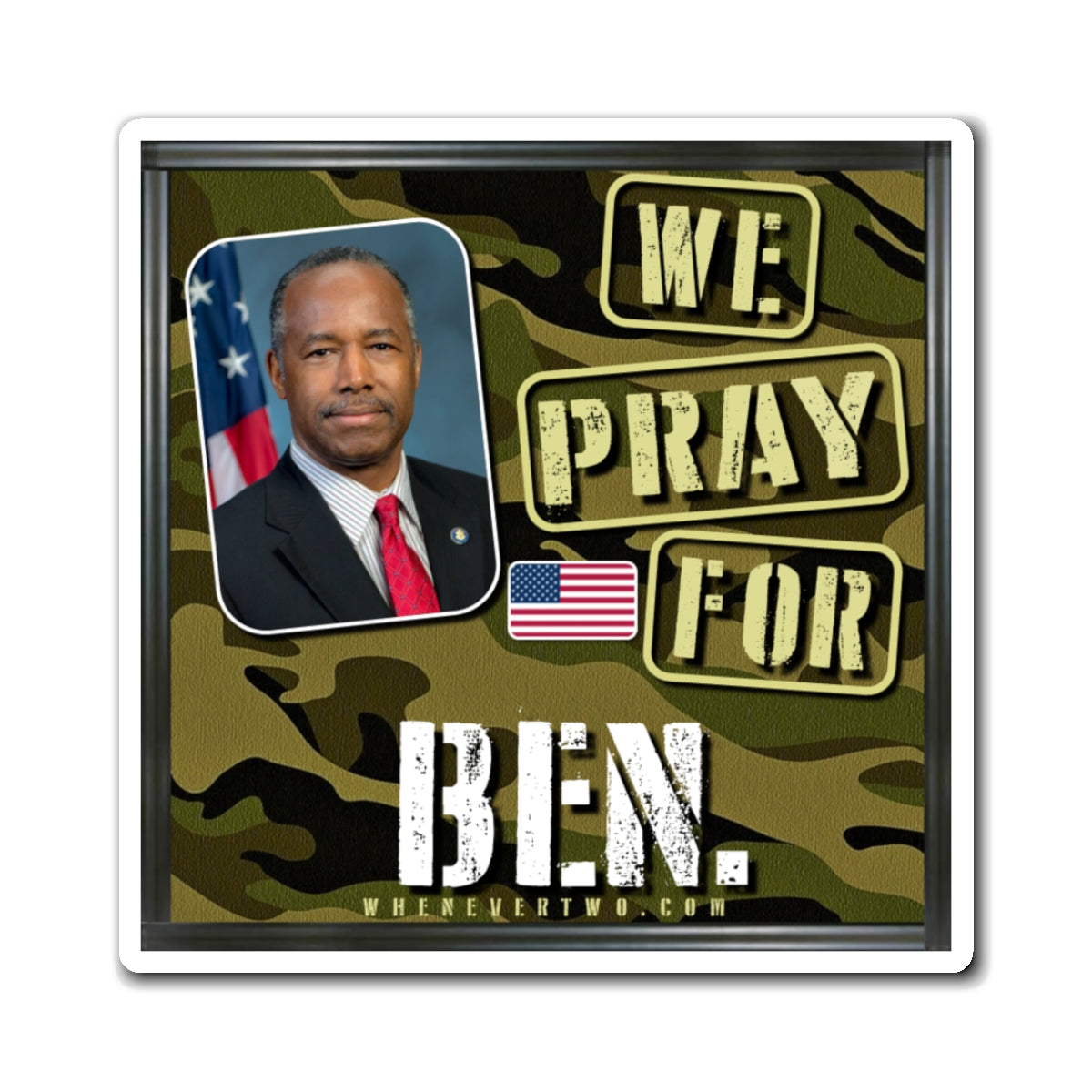 Ben Carson - We The People - The Man Cave Magnet - 3'' - [6]