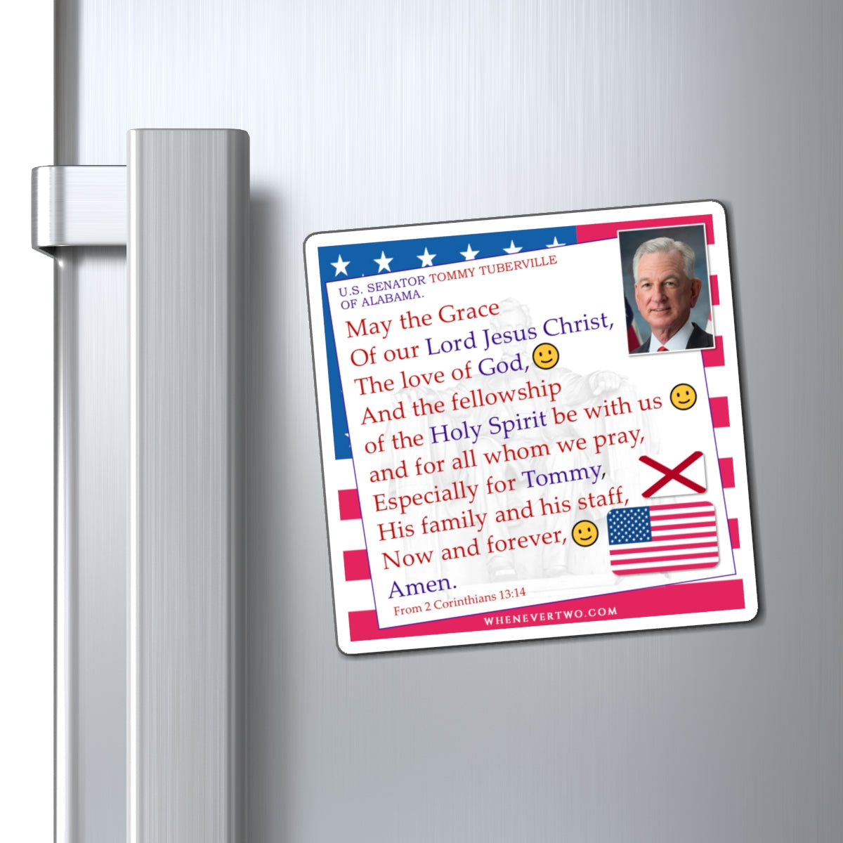 Tommy Tuberville - Legislative Senator Alabama - The Benediction Blessing Magnet - 4'' - [262]