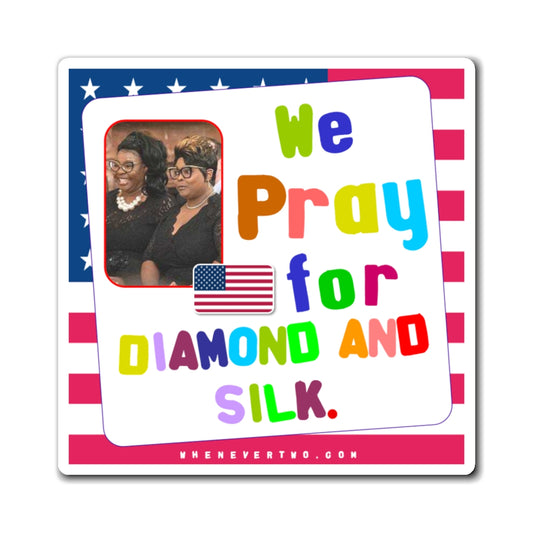 Diamond RIP and Silk - We The People - Noah's Rainbow Magnet - 3'' - [30]