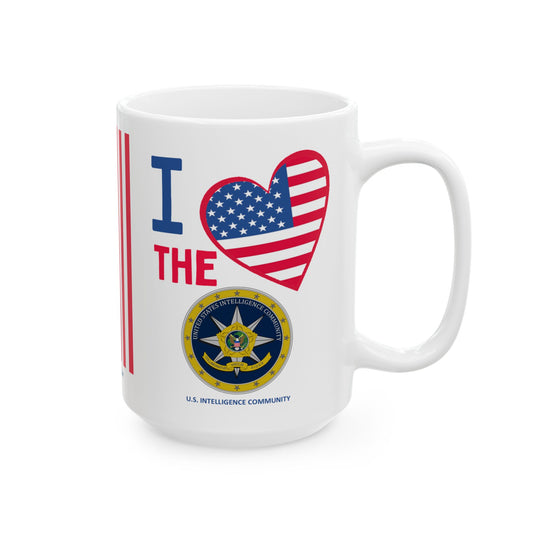 U.S. Intelligence Community - Major Agencies - I Love - Mug - 15 oz