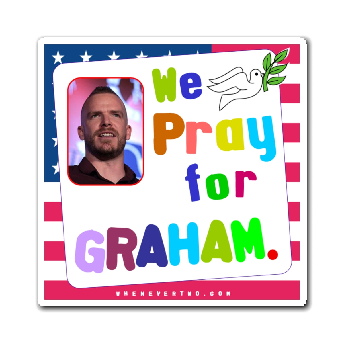 Graham Allen - We The People - Noah's Rainbow Magnet - 3'' - [163]