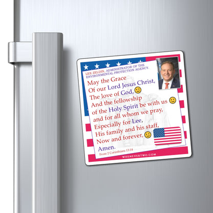 Lee Zeldin - Executive Cabinet Administrator of the Environmental Protection Agency - The Benediction Blessing Magnet - 4'' - [129]