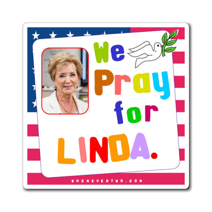 Linda McMahon - Executive Cabinet Secretary of Education - Noah's Rainbow Magnet - 3'' - [126]