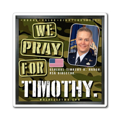 General Timothy D. Haugh - Executive Cabinet NSA Director - The Man Cave Magnet - 3'' - [111]