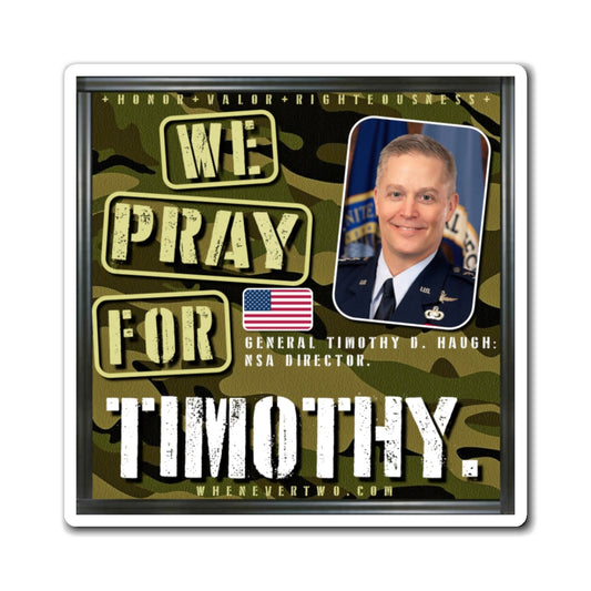 General Timothy D. Haugh - Executive Cabinet NSA Director - The Man Cave Magnet - 3'' - [111]
