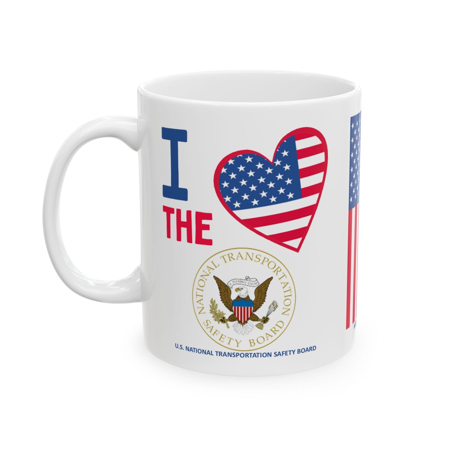 U.S. National Transportation Safety Board - Major Agencies - I Love -  Mug - 11 oz