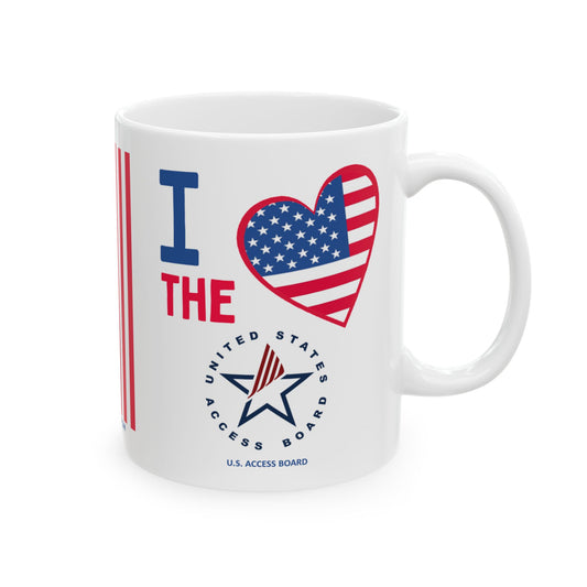 U.S. Access Board - Major Agencies - I Love - Mug - 11 oz