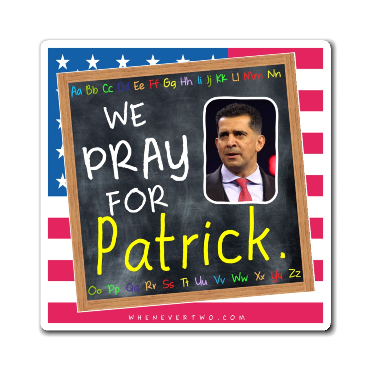 Patrick Bet-David - We The People - The Blackboard Magnet - 3'' - [79]