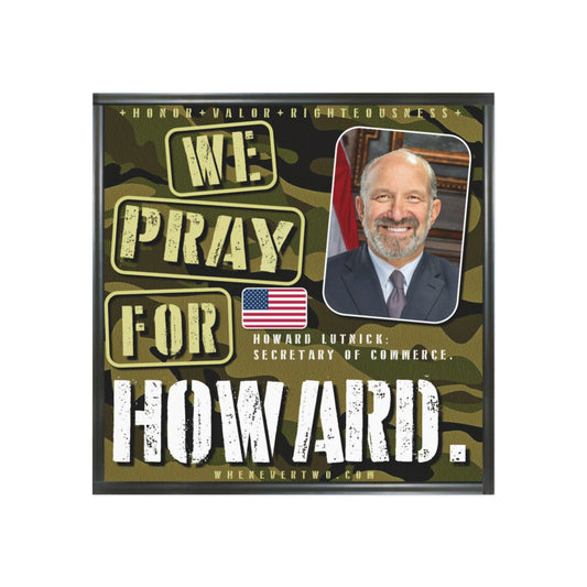 Howard Lutnick - Executive Cabinet Secretary of Commerce - The Man Cave Magnet - 3'' - [121]