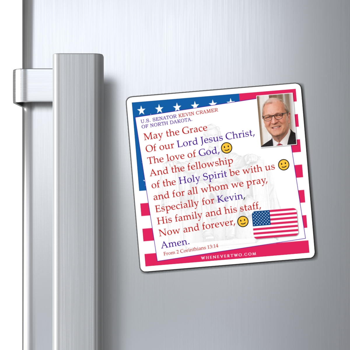 Kevin Cramer - Legislative Senator North Dakota - The Benediction Blessing Magnet - 4'' - [223]
