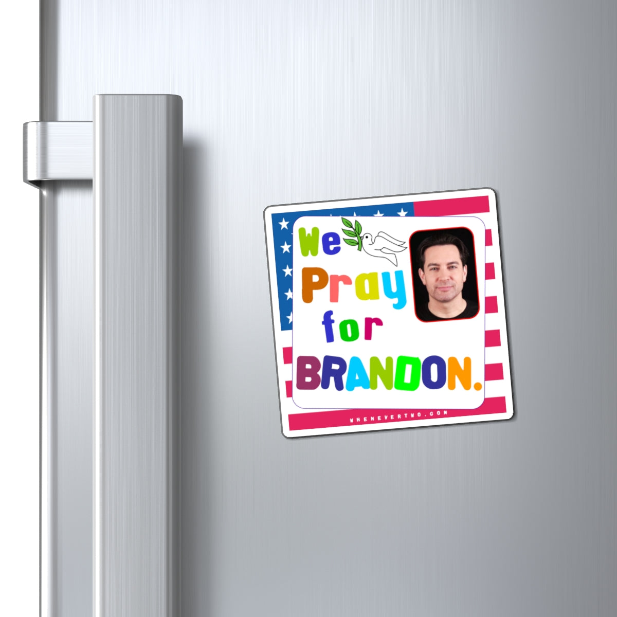 Brandon Straka - We The People - Noah's Rainbow Magnet - 3'' - [326]