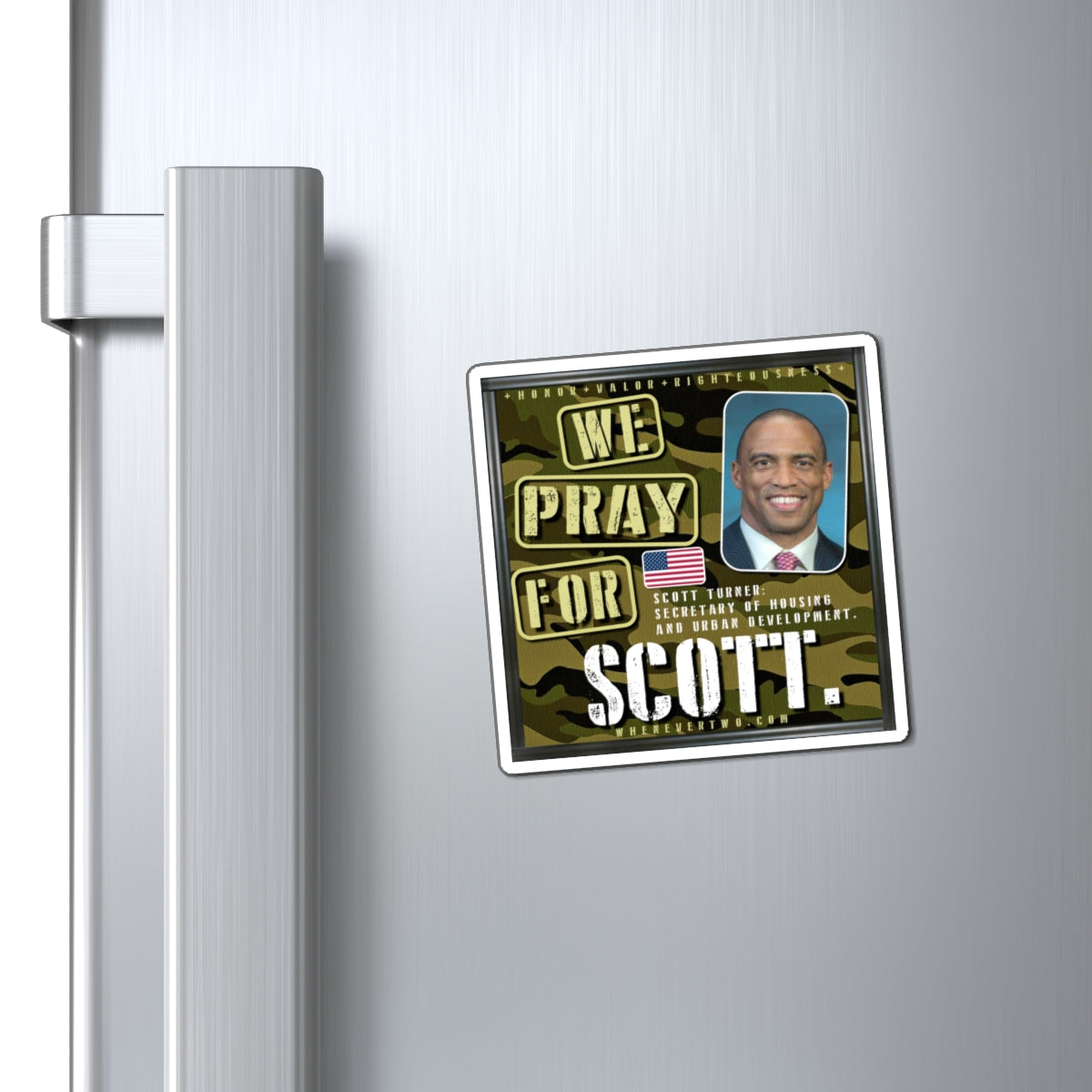 Scott Turner - Executive Cabinet Secretary of Housing and Urban Development - The Man Cave Magnet - 3'' - [123]