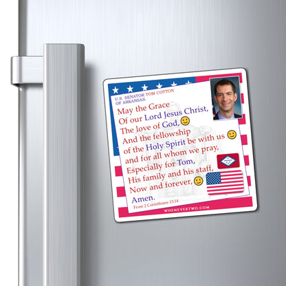 Tom Cotton - Legislative Senator Arkansas - The Benediction Blessing Magnet - 4'' - [222]