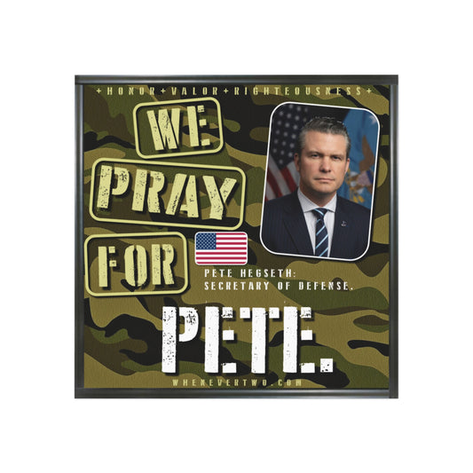 Pete Hegseth - Executive Cabinet Secretary of Defense - The Man Cave Magnet - 3'' - [81]
