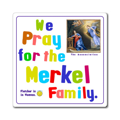 Fletcher Merkel RIP - Families Of The Fallen - The Hero Magnet - 3''