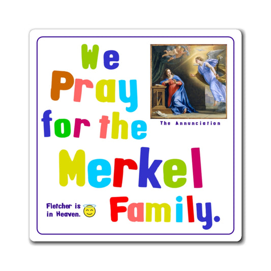 Fletcher Merkel RIP - Families Of The Fallen - The Hero Magnet - 3''