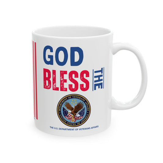 Veterans Affairs - Cabinet - God Bless -  Mug - 11 oz
