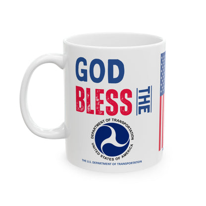 Transportation - Cabinet - God Bless -  Mug - 11 oz