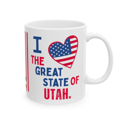 Utah - I Love -  Mug - 11 oz