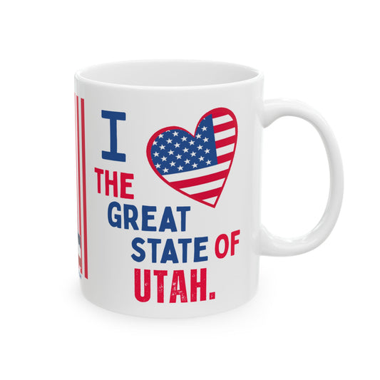 Utah - I Love -  Mug - 11 oz