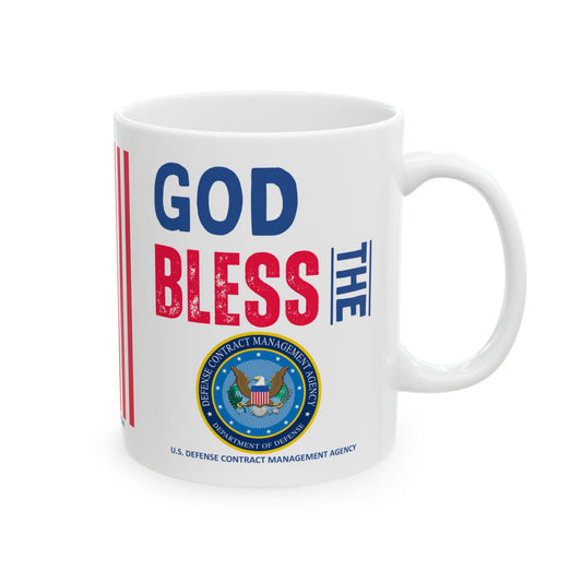 U.S. Defense Contract Management Agency - Major Agencies - God Bless - Mug - 11 oz