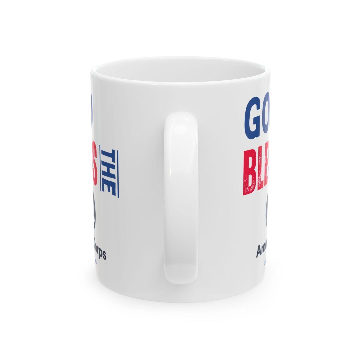 U.S. AmeriCorps - Major Agencies - God Bless -  Mug - 11 oz