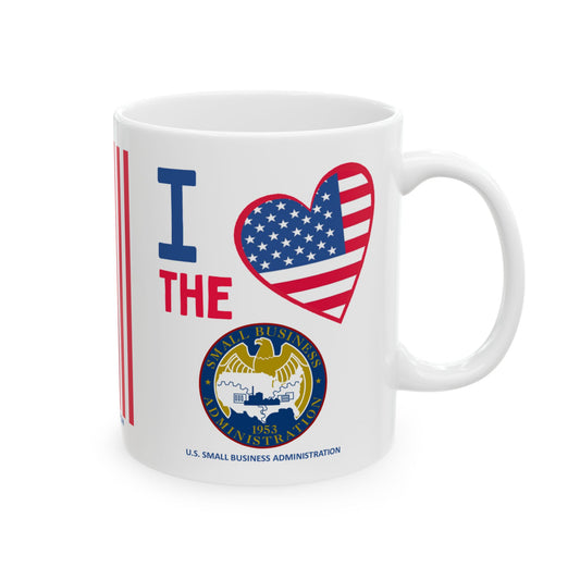 U.S. Small Business Administration - Major Agencies - I Love -  Mug - 11 oz