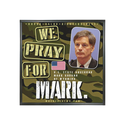 Mark Gordon - State Executive Governor Wyoming - The Man Cave Magnet - 3'' - [300]